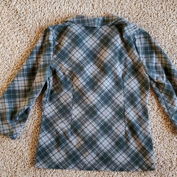 Plaid 3 quarter length jacket - Picture 4 of 6